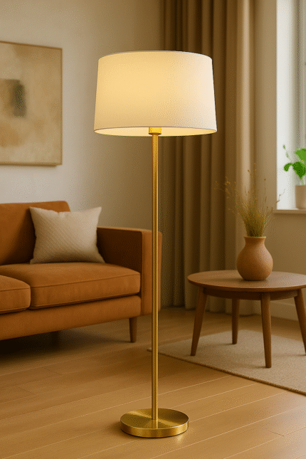 IKEA Metal Golden Floor Lamp