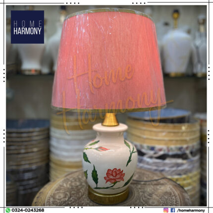 Blush Bloom Table Lamp (Pair)