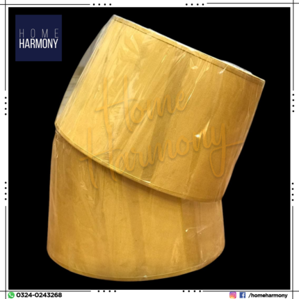 Golden Semi Drum Shades (Pair)