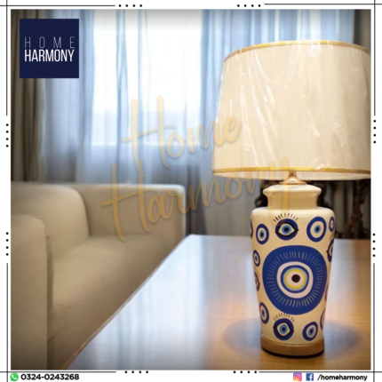 Ceramic Evil Eye Table Lamp (Pair)