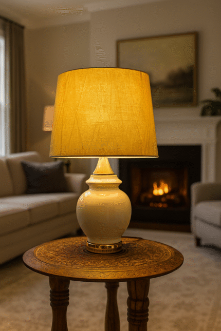 Ivory Glow Table Lamp
