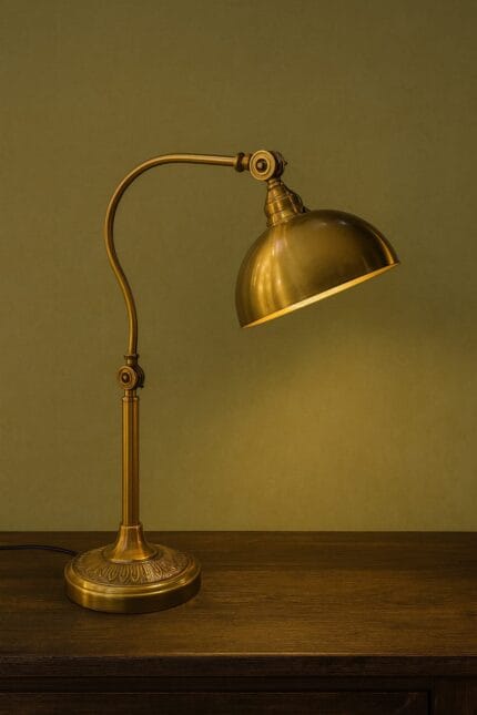 Brass Muse Study Lamp