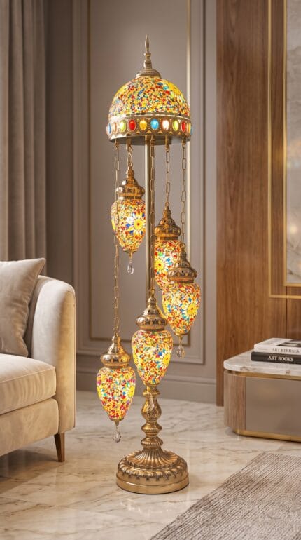 Ottoman Mosaic Floor Lamp