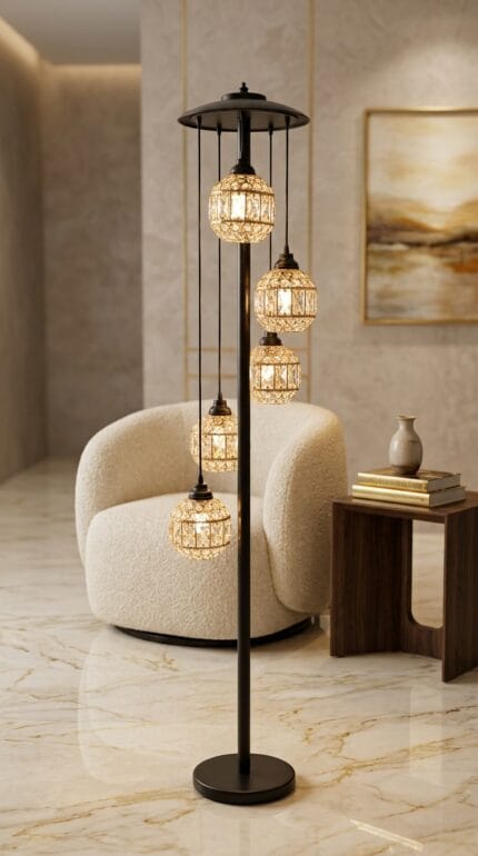 Celeste Globe Floor Lamp